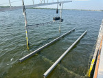 2020 Floe VSD 5000 Pontoon lift with Maxis canopy and every option****