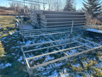 300' of tan V-dock with 12' platform, steps and more.