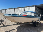 1969 Glasstron V176 with 1998 Force 120hp, plus trailer