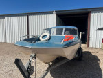 1969 Glasstron V176 with 1998 Force 120hp, plus trailer