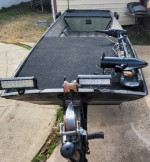 Aluminum jon boat
