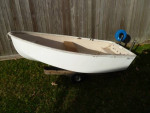 Alotta Boat for not Alotta Money, Fiberglass 7' ,Paddle, Row or Motor