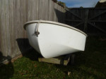 Alotta Boat for not Alotta Money, Fiberglass 7' ,Paddle, Row or Motor