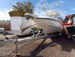Sell or trade: 2002 255 Boston Whaler Twin Hondas, like new trailer