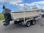 2003 cape craft split consul 22FT 200 hp outboard Yamaha four stroke