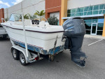 2003 cape craft split consul 22FT 200 hp outboard Yamaha four stroke