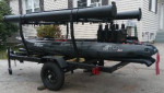 Kayak and trailer