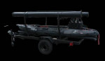 Kayak and trailer