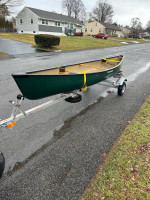 We No Nah Canoe and trailer