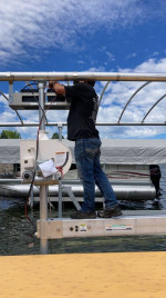 Tri-toon pontoon/boat lift