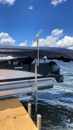Tri-toon pontoon/boat lift