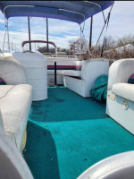 BEAUTIFUL SUNDANCER PONTOON BOAT IN WATER NOW COME SEE IT