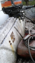 16' Carolina Skiff, 30hp Mariner, Load Rite Trailer -- Project Boat