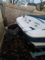 Trade boat for Scisser Lift or lawn tractor