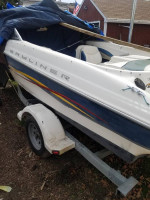 Trade boat for Scisser Lift or lawn tractor