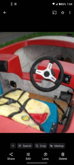 1956 formula thunderbird 14' v hull fiberglass boat and trailer