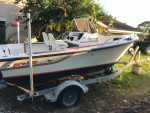 Proline 17 special (18ft) Center Console + Spare Motor