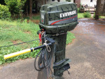Evinrude 35 HP , tiller or remote steer.