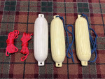 5" Boat Bumper Fenders and Ropes