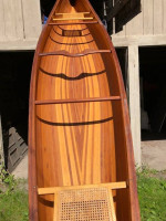 Custom wood  canoe