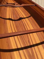 Custom wood  canoe