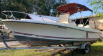 1988 Wellcraft V20 Steplift Fisherman Center console w/johnson 150 and aluminum