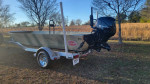 Hog Island Skiff. Boat, Motor, Trailer