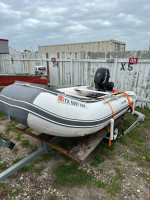 Inflatable boat motor