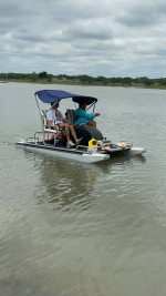 Kennedy Pontoon Paddle Boat with Trailer