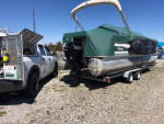 1997 Premier Pontoon w/new 90hp Motor