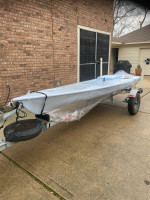 2023 Ice Blue Solo Skiff New