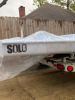 2023 Ice Blue Solo Skiff New