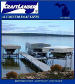 2024 Craftlander 3500 Pound Pontoon Hoist In Stock