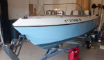 Classic 1970 Cox fiberglass 15 ft. V bottom Runabout