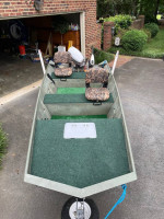 14' Smoker Craft Jon Boat w/ 25 HP Johnson Outboard Motor