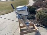 14' Lund V Bottom with Honda Motor