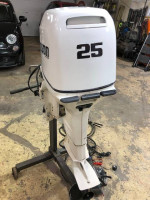 25hp, 2 stroke  Johnson long shaft