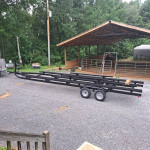 Pontoon Trailer 32' tri-toon