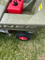 2022 12’ jon boat, 9.9 merc 4 stroke trailer