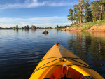 Kayak (Tandem) with Paddles, PFDs, Cart & Roof Rack Straps and Pads