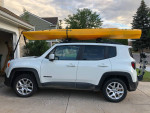 Kayak (Tandem) with Paddles, PFDs, Cart & Roof Rack Straps and Pads