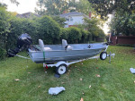 14’ aluminum V - hull
