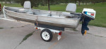 14' Alumacraft Boat & Custom Trailer