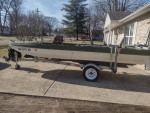 1973 Terry bass boat and trailer