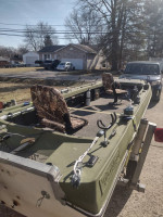 1973 Terry bass boat and trailer