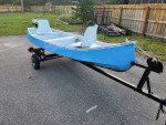 Nice 13.4ft Gheenoe, 2021 4hp 4-stroke, solid trailer
