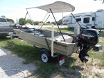 2008 Fisher 1448 with 2008 Mercury 25 HP 4 stroke