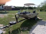 2008 Fisher 1448 with 2008 Mercury 25 HP 4 stroke