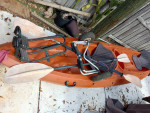 2 person kayak with accessories