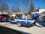 76' Ranger 18ft Fishing boat w/trail and 79' Evinrude 150 H.P. engine